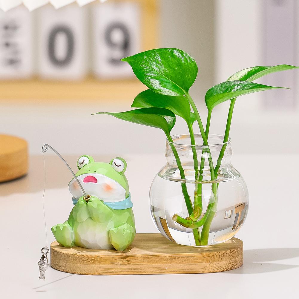 Cute Resin Figurines Mini Plan - đánh giá và giá Propagation Station Vase