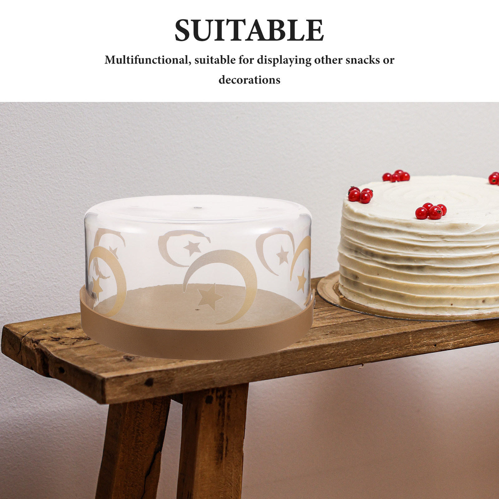 Dessert Serving Platter Europe - đánh giá và giá Plastic Dome Clear