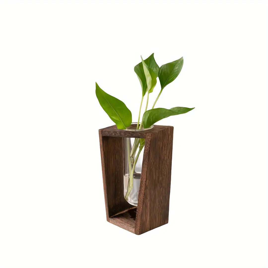 Modern Wood Propagation Vase - - đánh giá và giá Propagation Station Vase