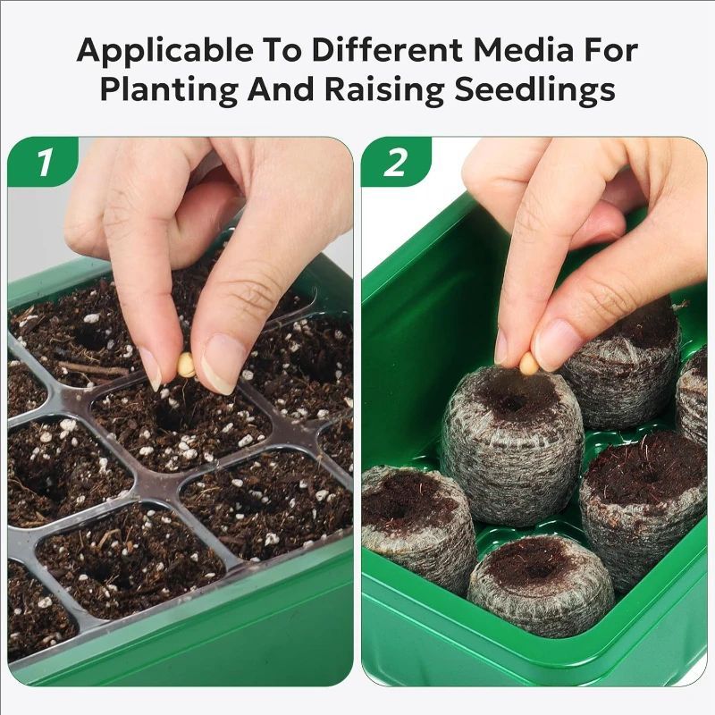10pcs/5pcs Seedling Trays Seed - đánh giá và giá Humidity Dome Kit
