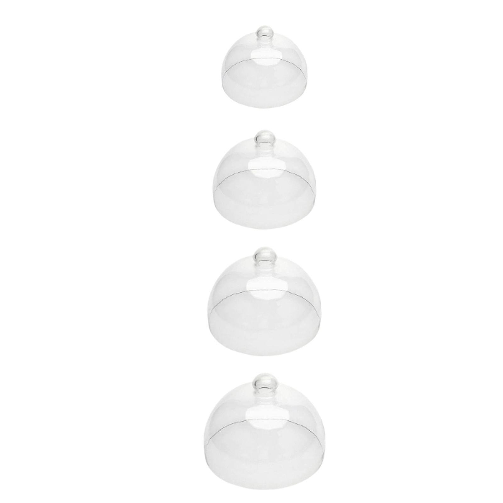 Glass Cake Cloche Dome Clear C - đánh giá và giá Plastic Dome Clear