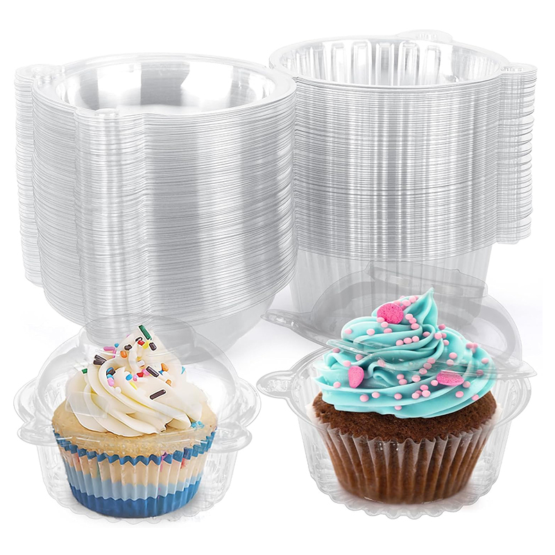 10pcs Cupcake Packaging Boxes  - đánh giá và giá Plastic Dome Clear